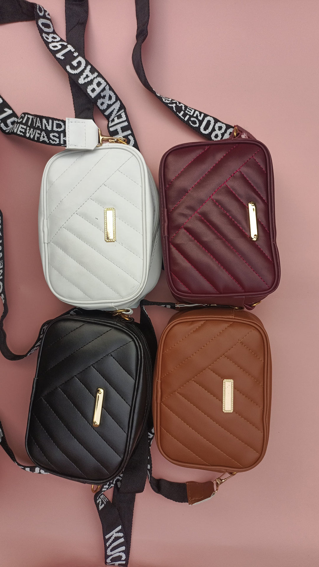 Leather Square Shoulder Bag | Stylish PU Handbag for Women & Girls – Black