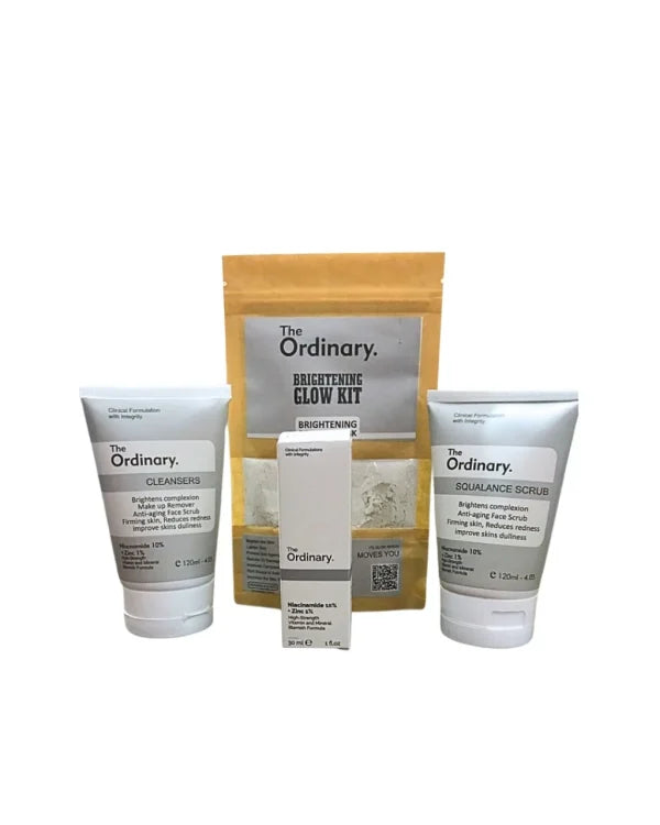 The Ordinary Face & Hand Brightening Glow Kit – Even Tone, Smooth & Radiant Skin Care Set