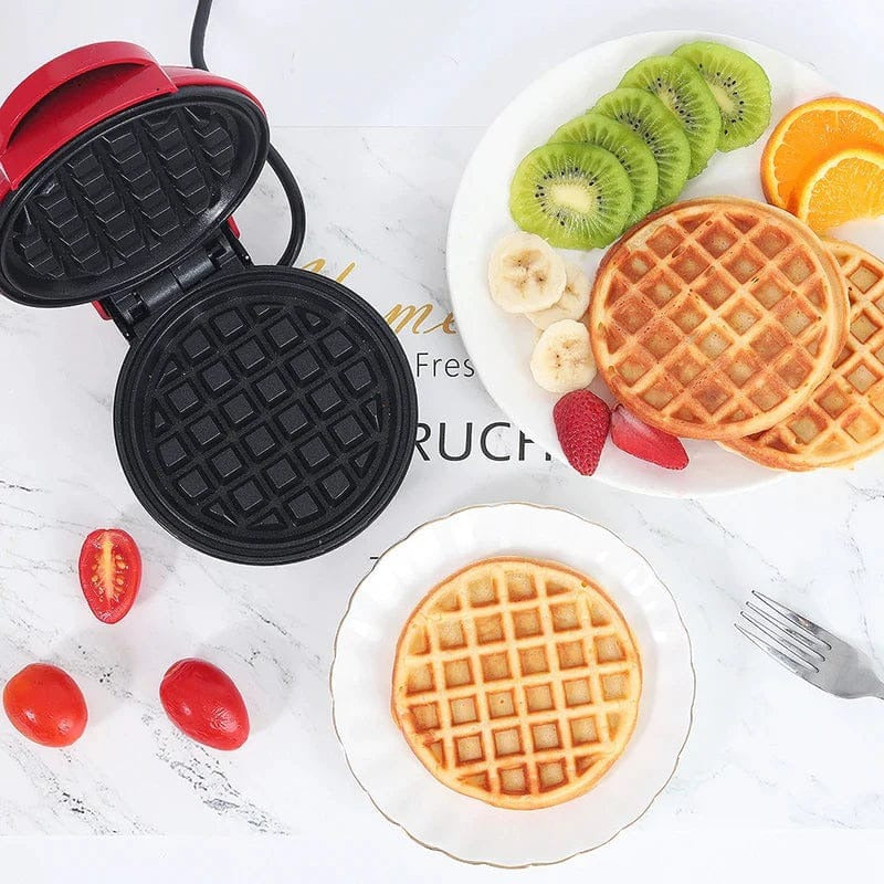 Compact Non-Stick Waffle Maker | Quick & Easy Breakfast Machine for Home