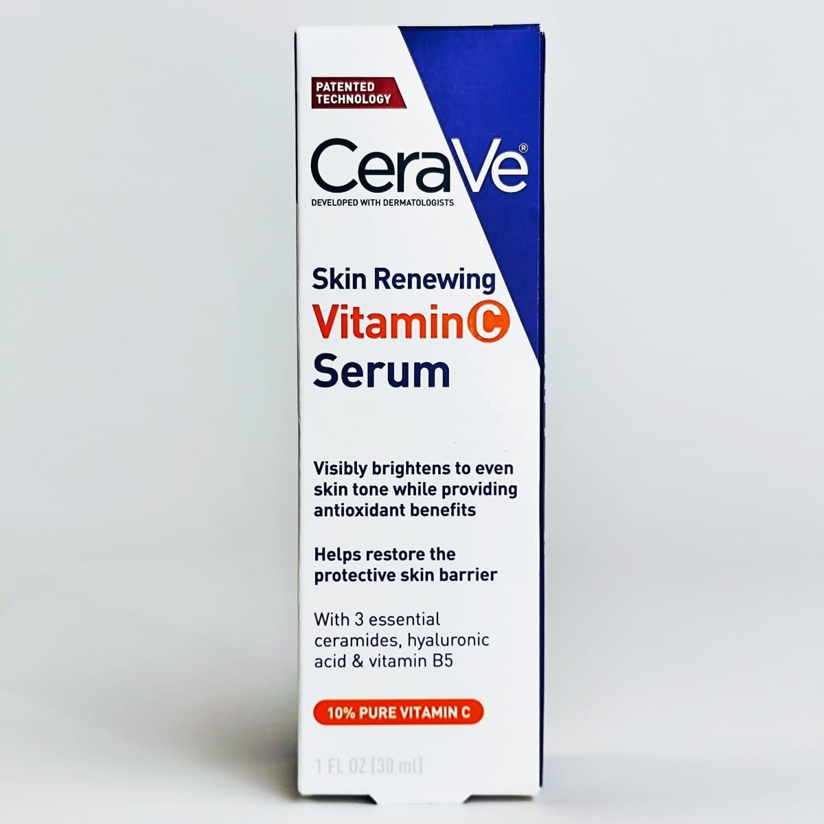 CeraVe Vitamin C Serum | Brightening & Hydrating Face Serum for Glowing Skin