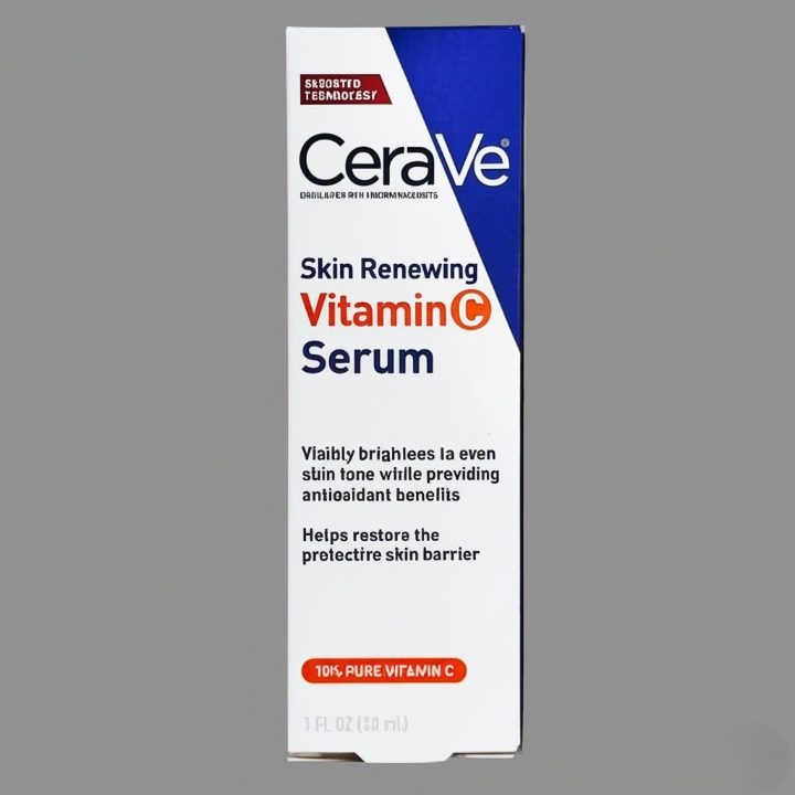 CeraVe Vitamin C Serum | Brightening & Hydrating Face Serum for Glowing Skin