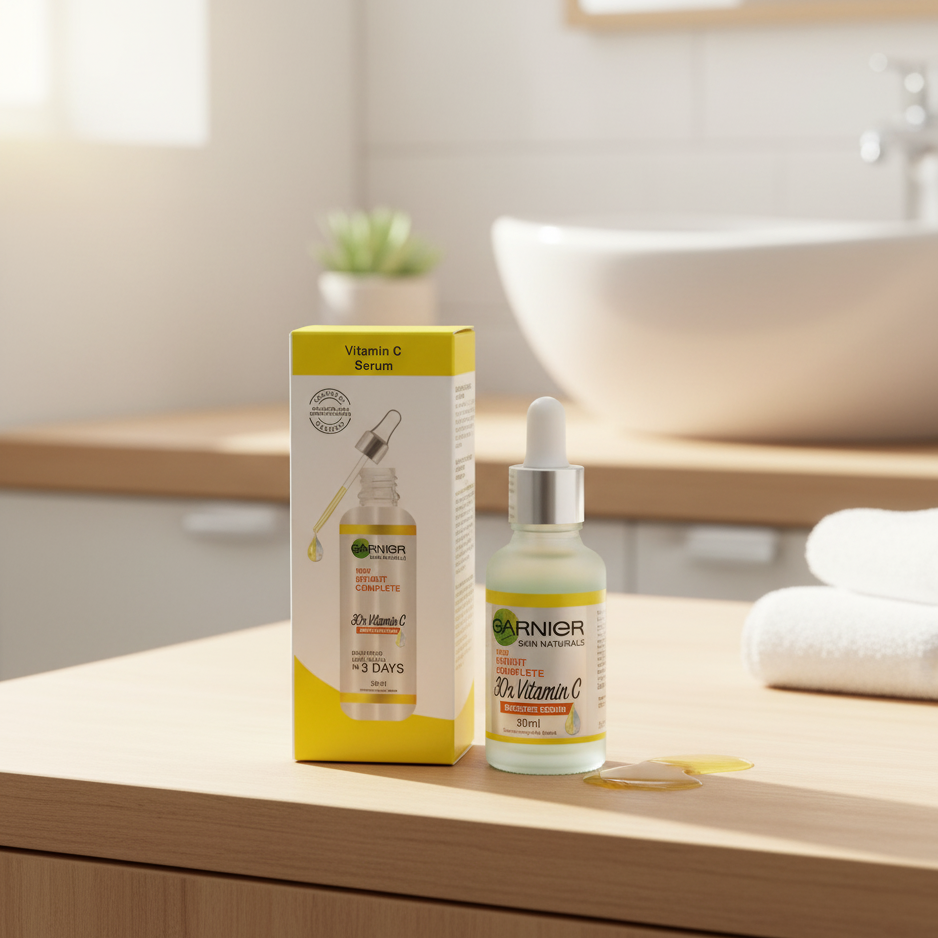 Garnier Vitamin C Booster Serum 30ml | Bright Complete Formula for Glow