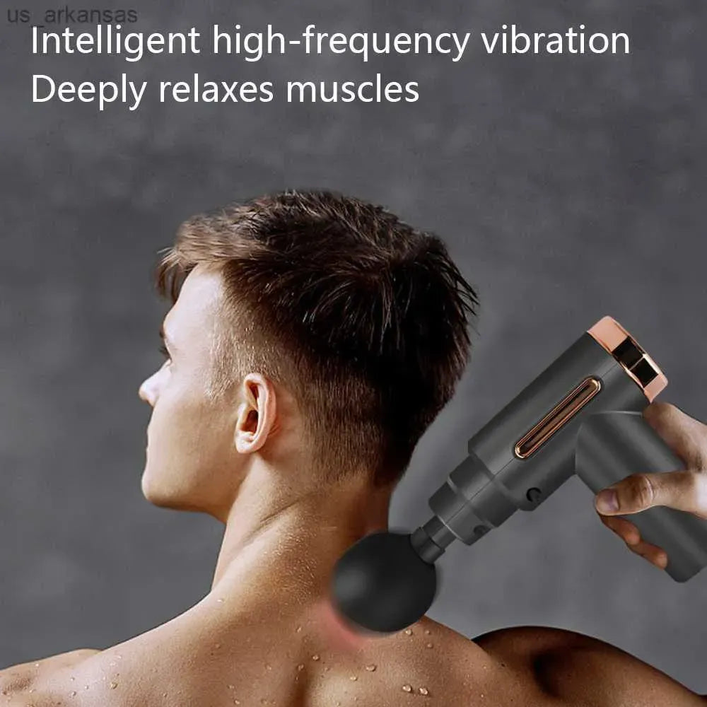 4-in-1 Deep Tissue Massage Gun | Electric Massager for Pain Relief & Relaxation