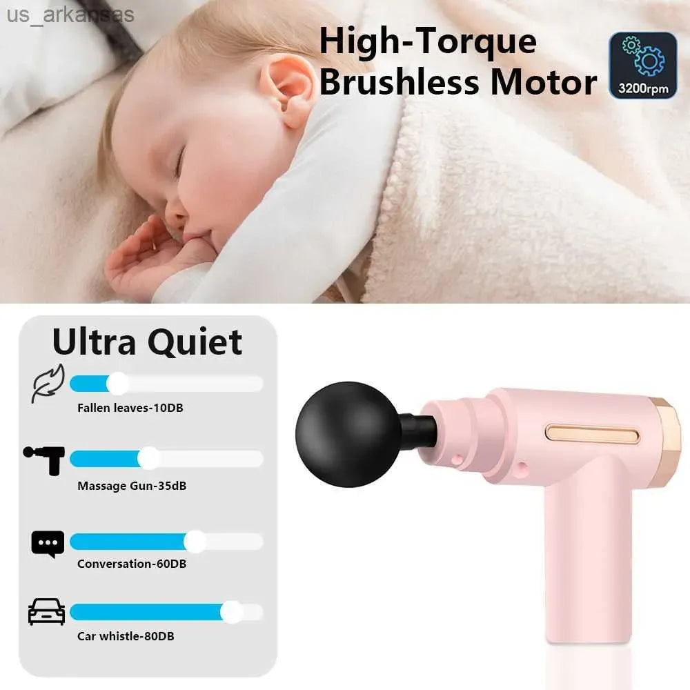4-in-1 Deep Tissue Massage Gun | Electric Massager for Pain Relief & Relaxation
