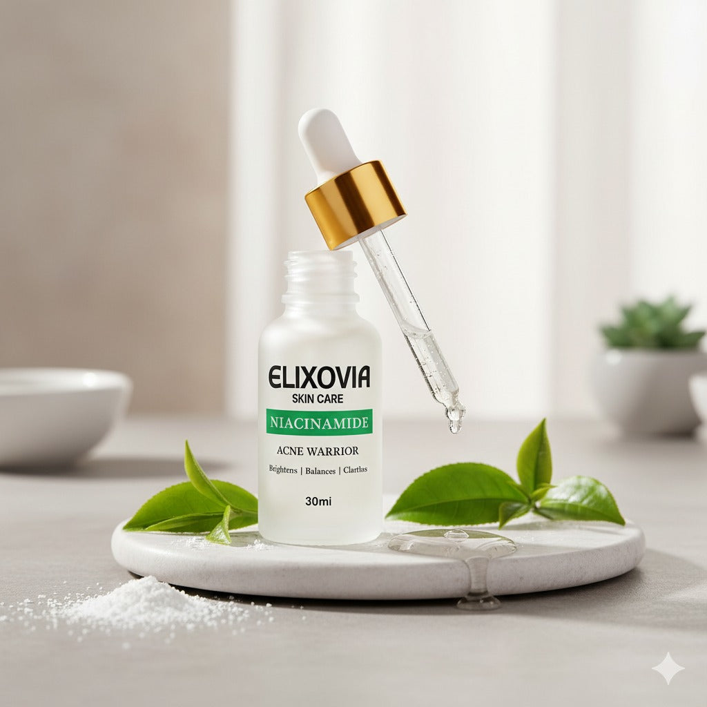 Elixovia Niacinamide Plus Acne Serum | Brightens, Balances & Clarifies Skin