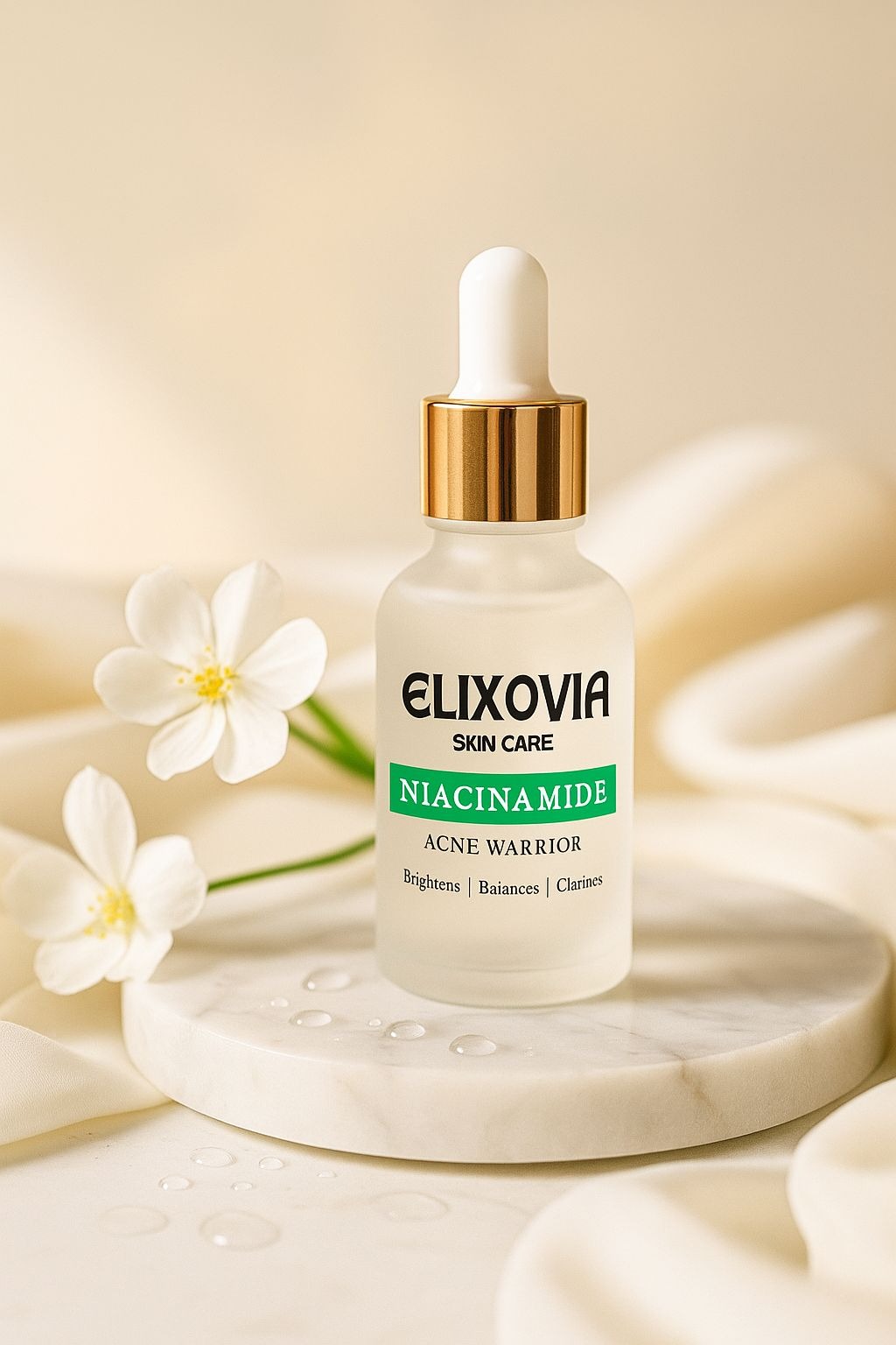 Elixovia Niacinamide Plus Acne Serum | Brightens, Balances & Clarifies Skin