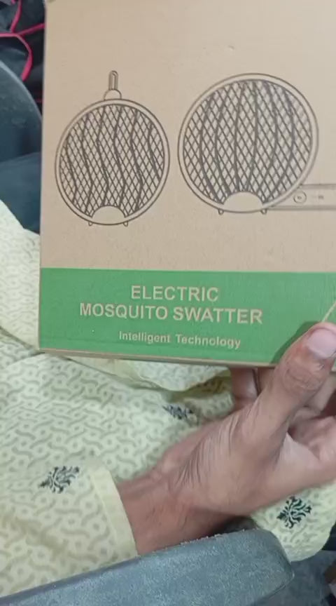 Foldable Mosquito Killer Trap | Electric Rechargeable Bug Zapper Racket